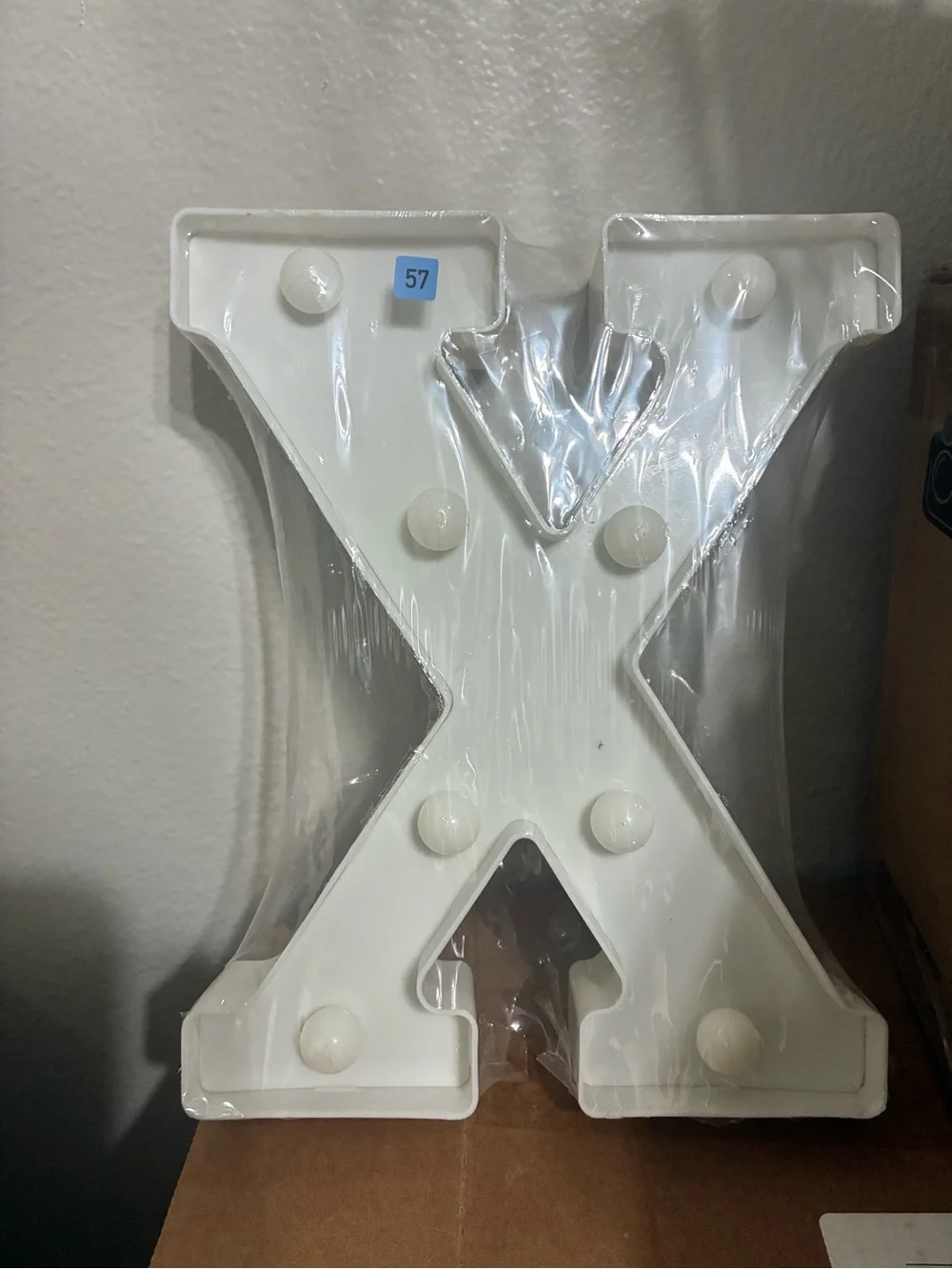 LED Letter Lamp X llumify White LED Marquee Letter X Sign - 9